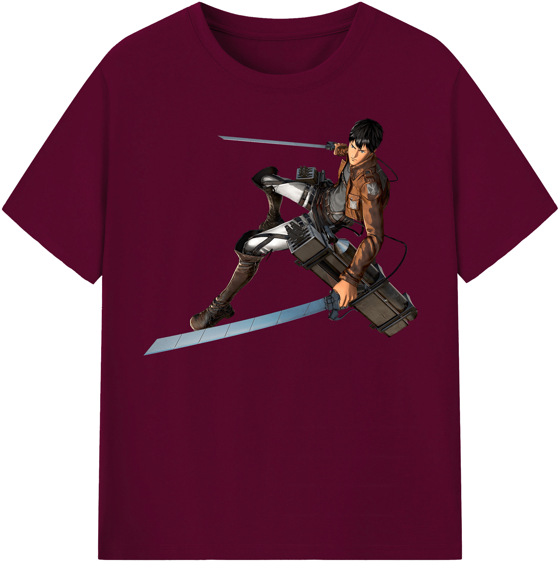 （画像用） 進撃の巨人 ベルトルト・フーバー Attack on Titan Bertholdt Hoover レディースカジュアルプリントTシャツ（綿100％）